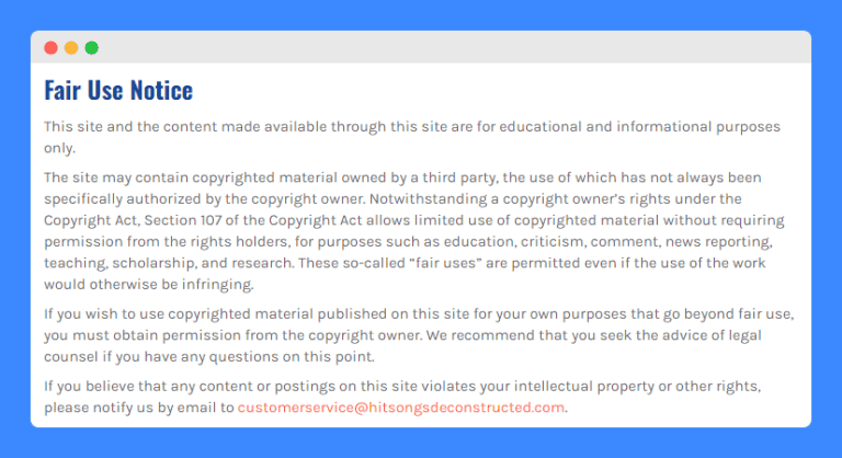 Fair Use Disclaimer Template & Examples [Free Download]