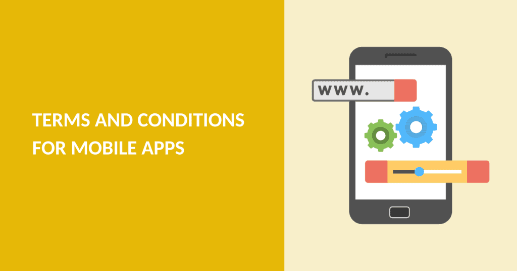 Terms and conditions for mobile apps