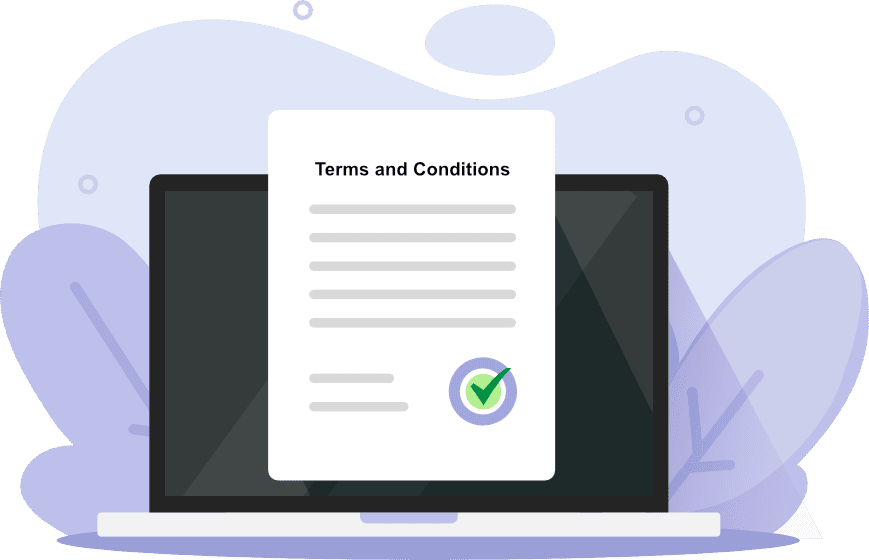 Terms and conditions help establish a strong legal foundation