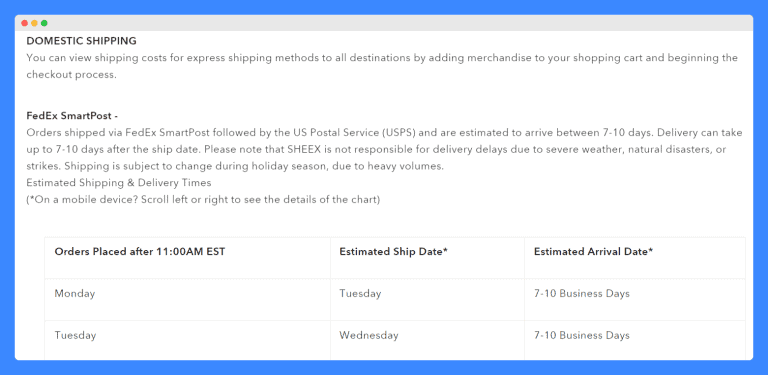 Free Shipping Policy Template & Examples [PDF+DOC]