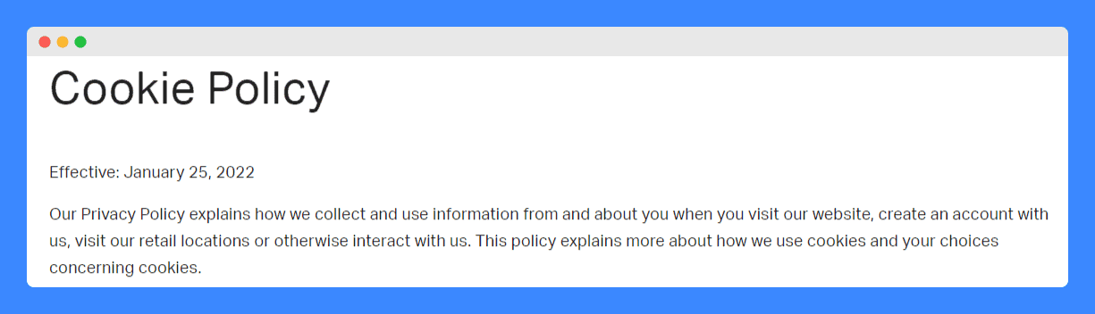 Free Cookie Policy Template and Examples [PDF+DOC]
